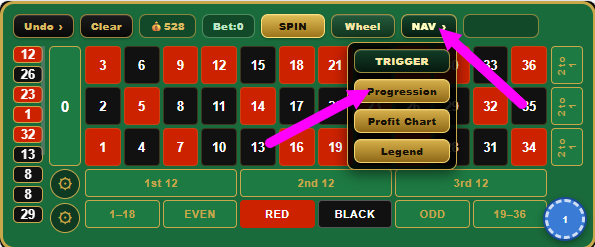 Step 1 – Click the Trigger button