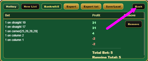 Step 3 – Add Bet